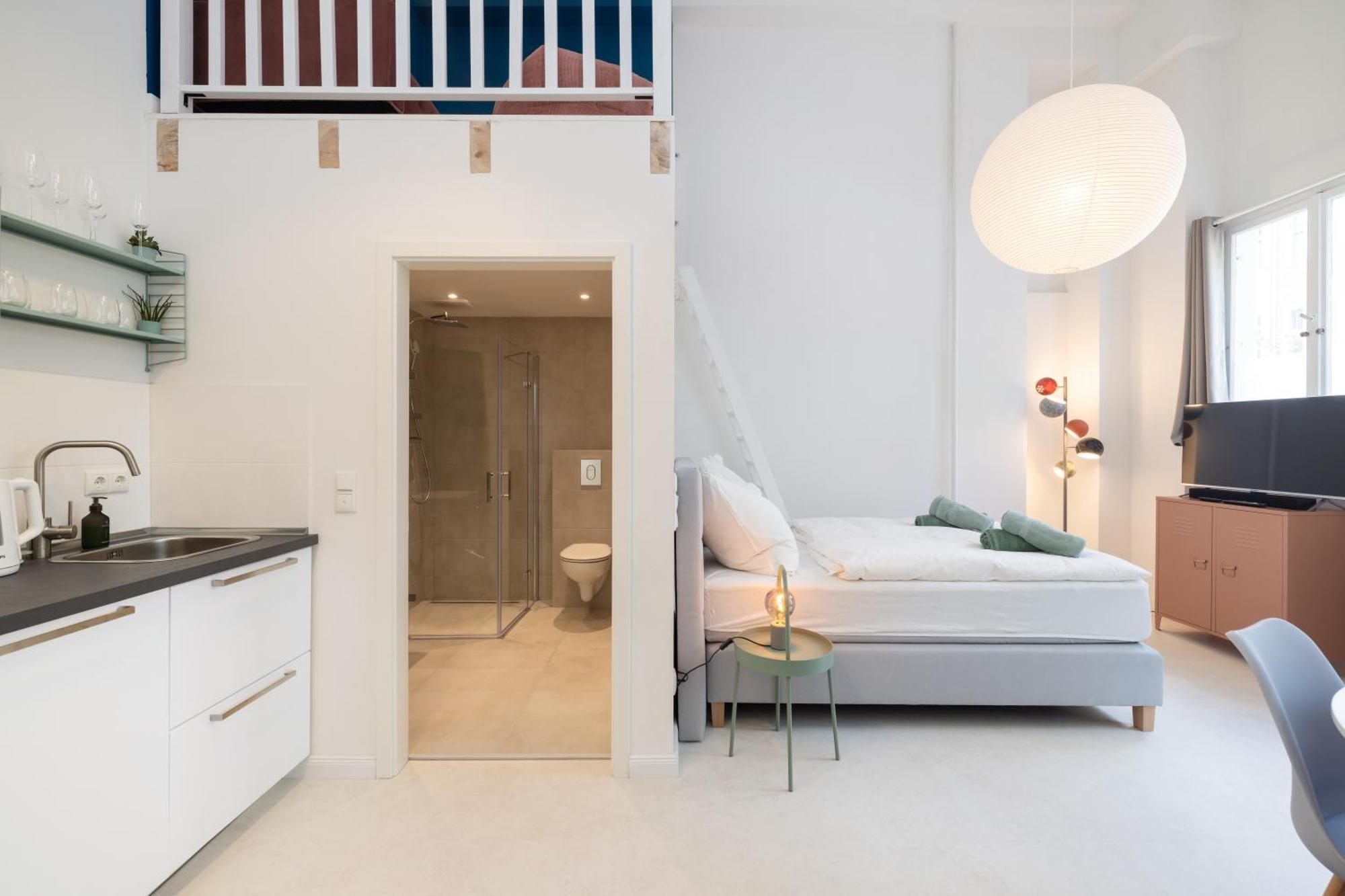 Great 2-Room Loft With 2 Bathrooms And 2 Kitchen Berlin Exteriör bild