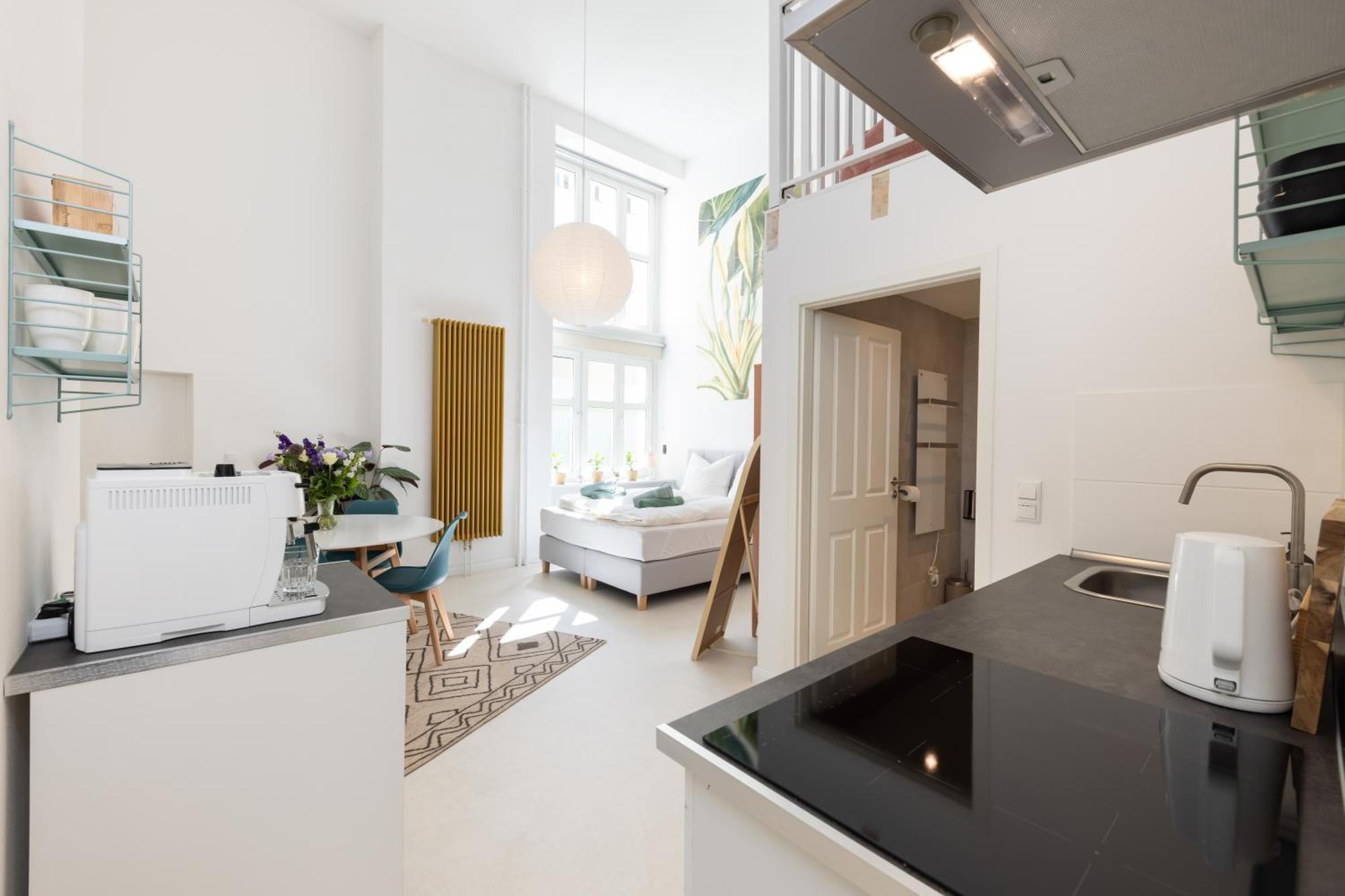 Great 2-Room Loft With 2 Bathrooms And 2 Kitchen Berlin Exteriör bild