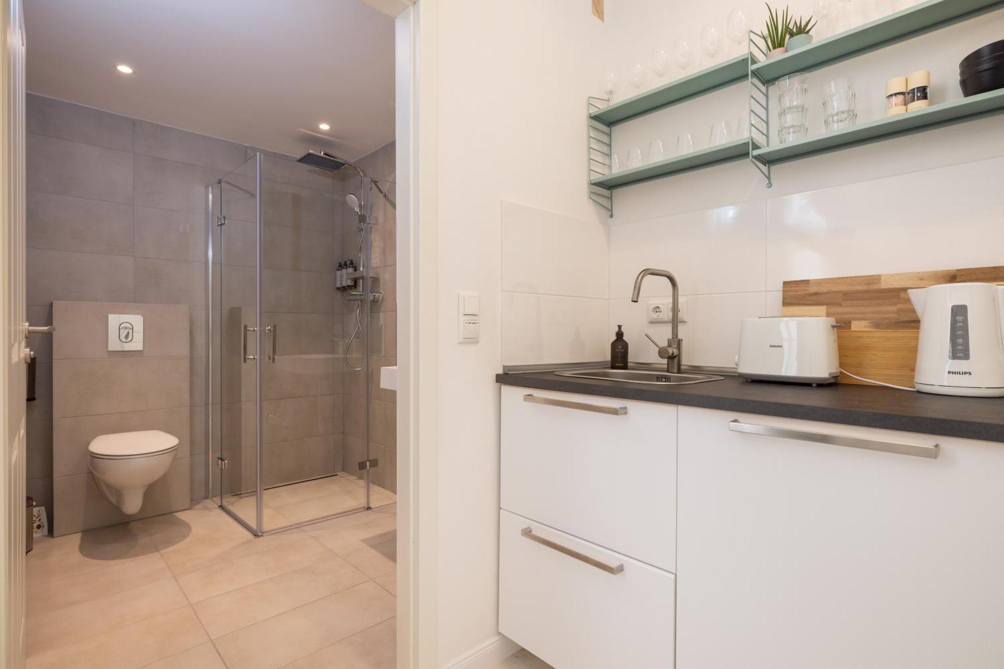 Great 2-Room Loft With 2 Bathrooms And 2 Kitchen Berlin Exteriör bild