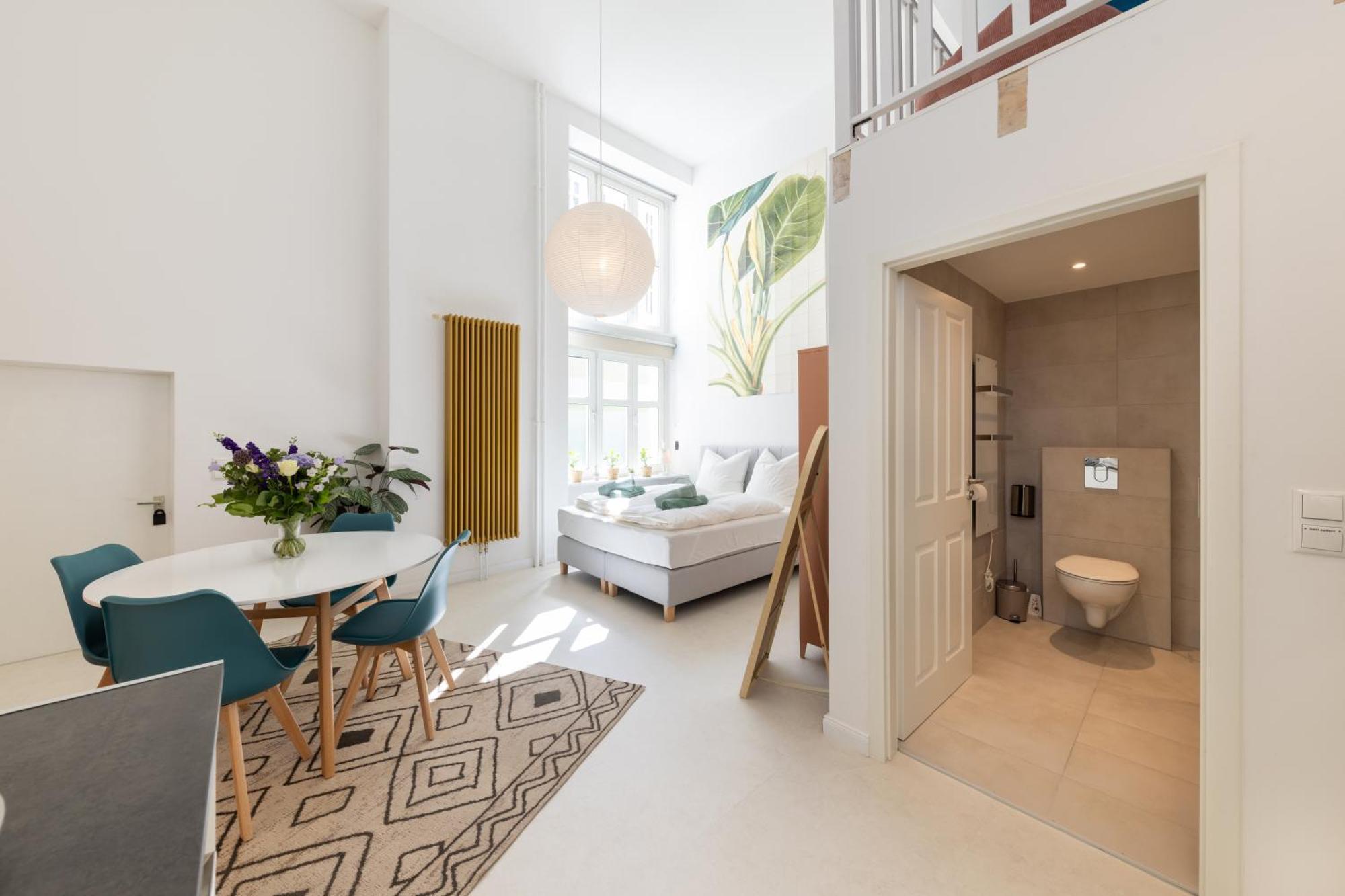 Great 2-Room Loft With 2 Bathrooms And 2 Kitchen Berlin Exteriör bild